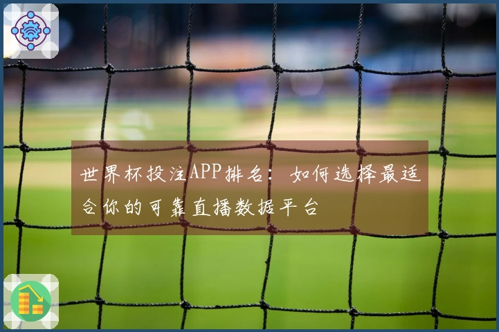 世界杯投注APP排名：如何选择最适合你的可靠直播数据平台